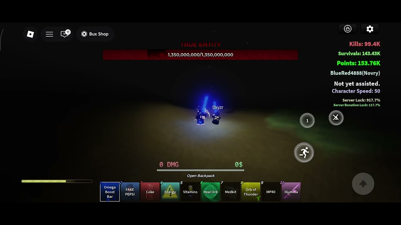 True Entity Part 6 Died | Roblox The Wraith: Survival