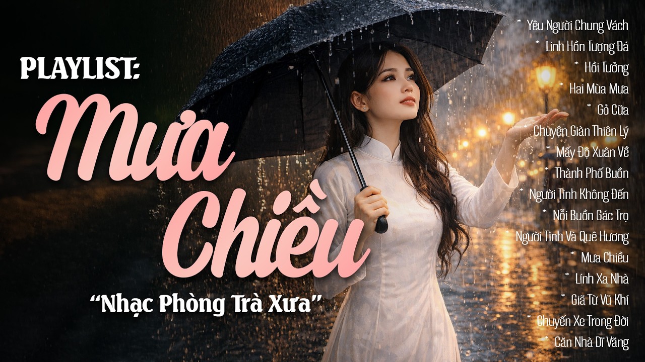 Playlist Nhạc Xưa Mưa Chiều | Nhạc Bolero Phòng Trà Xưa Nghe Hoài Không Chán
