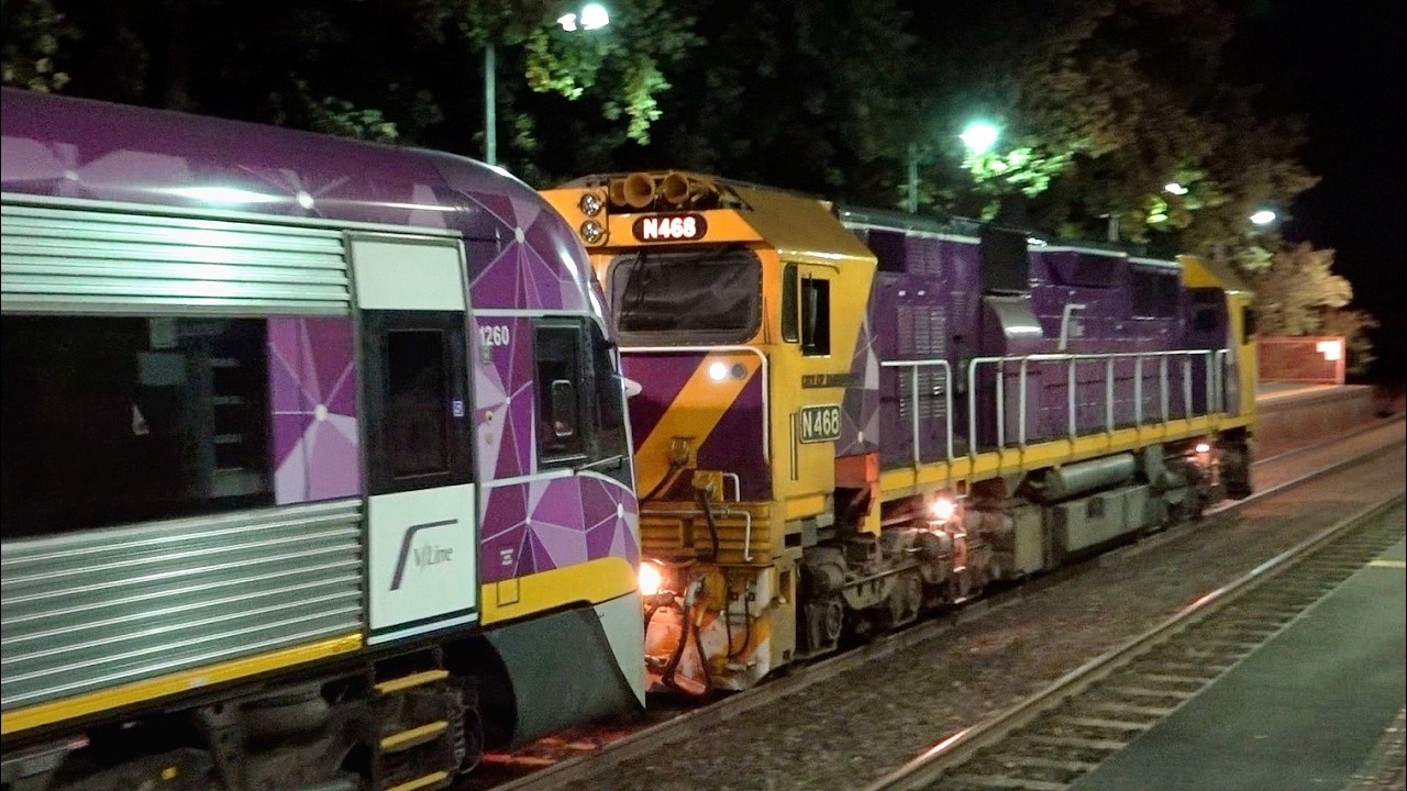 Collision-Damaged 3VL60 Transfer from Warragul to South Dynon - V/Line N468