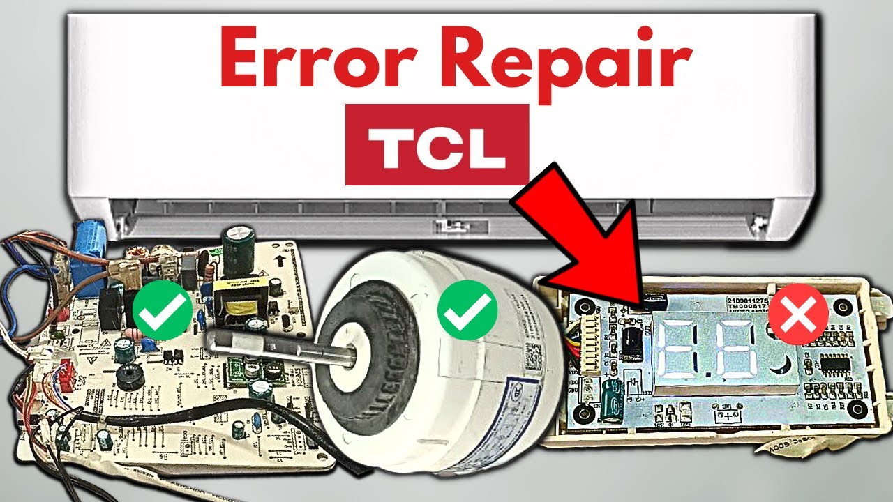 TCL Inverter AC Display E6 Error, As PCB & Motor are Fine