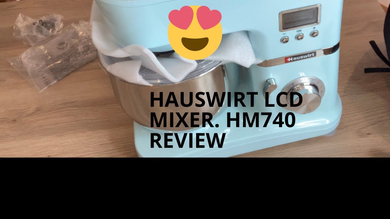 Hauswirt LCD stand mixer HM740 review // Plus 2 recipes // Detailed video