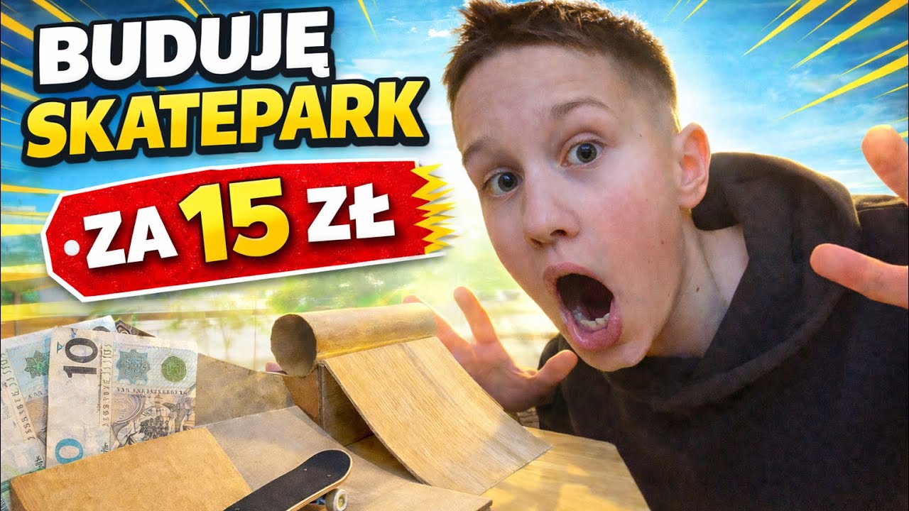 Buduje skatepark do fingerboarda za 15zł !!! 