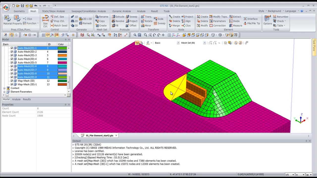 [GTS NX] Piles Foundation Complete Tutorial