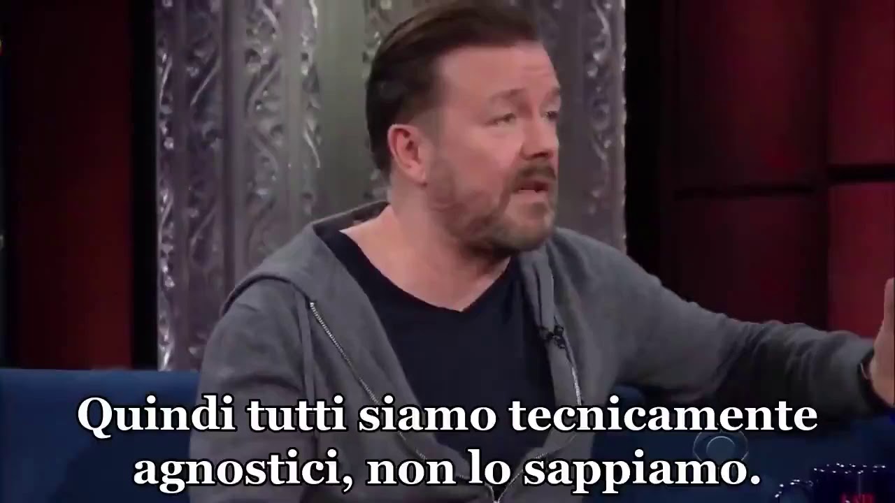 Ricky Gervais great about religions [SUB ITA]
