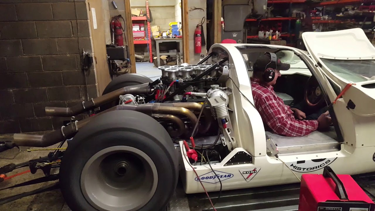 Lola T70 on chassis Dyno