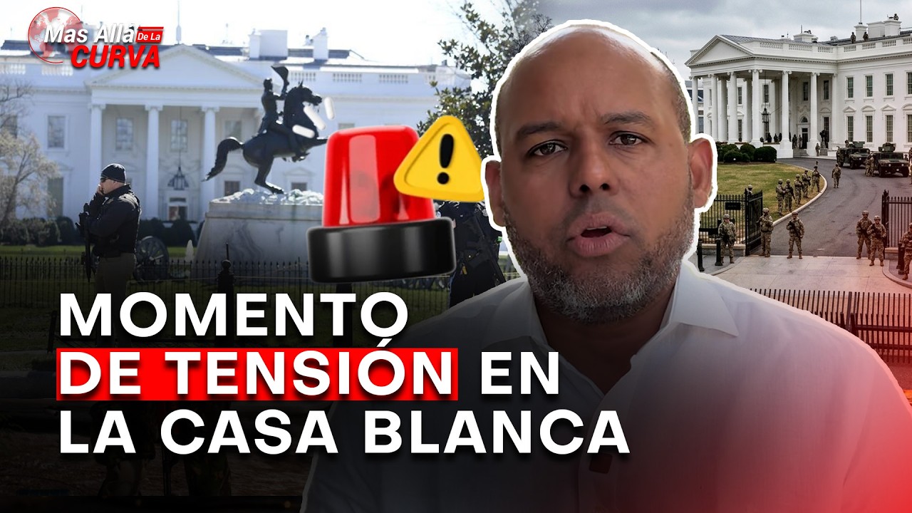 #AHORA🚨 ¿Ataque o accidente? Vehículo impacta barreras frente a la Casa Blanca