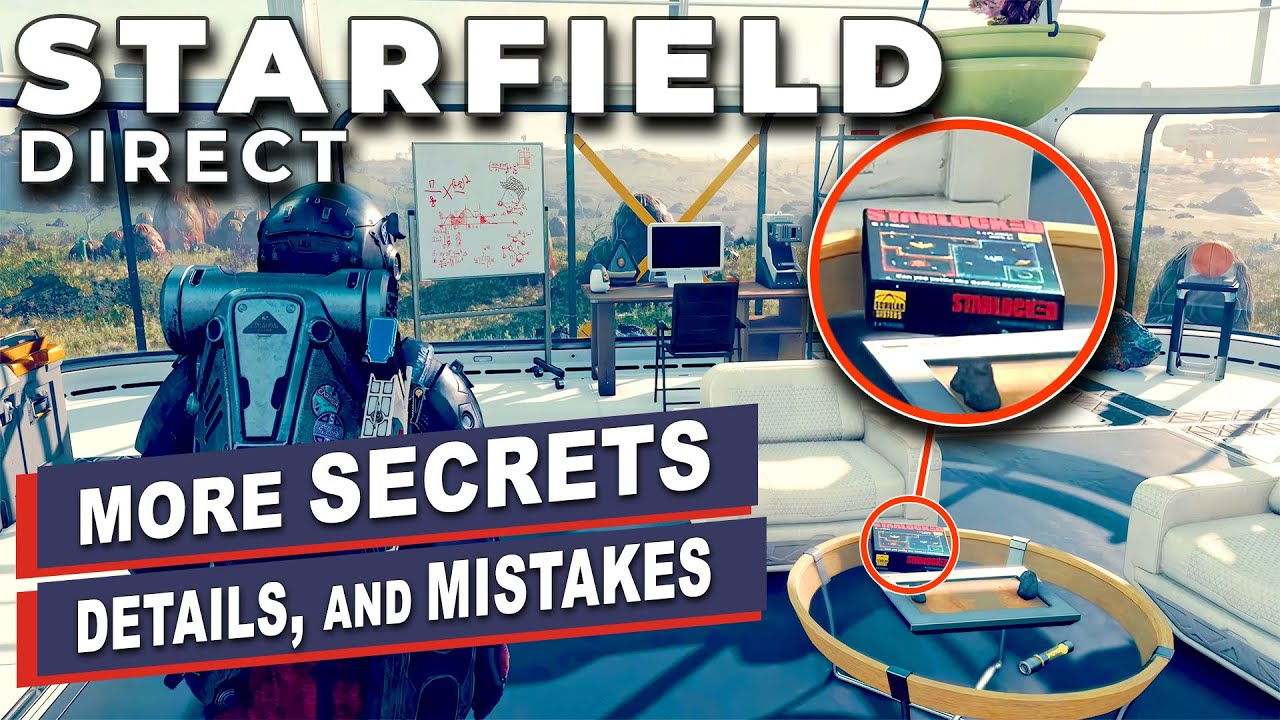 Uncovering 2 MASSIVE Secrets in the Starfield Direct- Plus 28 More Details and Mistakes