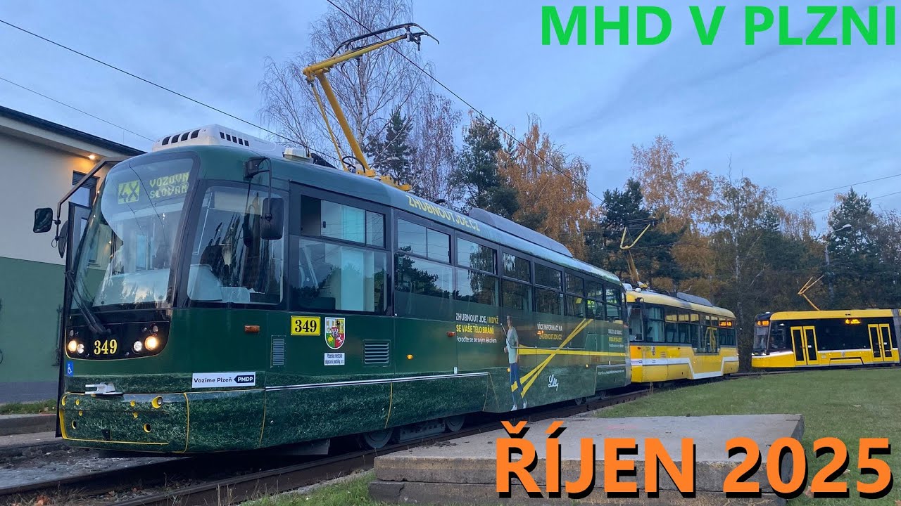 MHD v Plzni - Říjen 2025