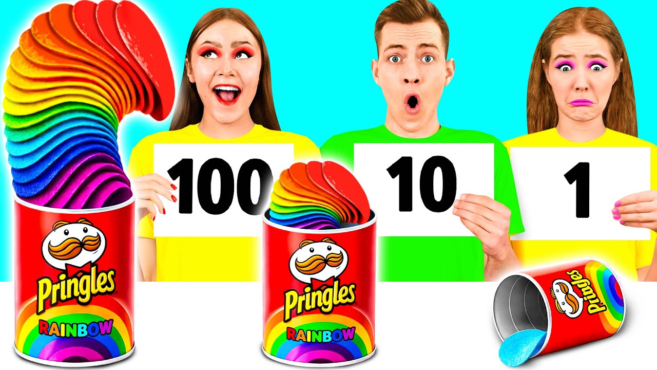 100 Layers of Food Challenge | Fantastic Kitchen Battle by DoDo Challenge