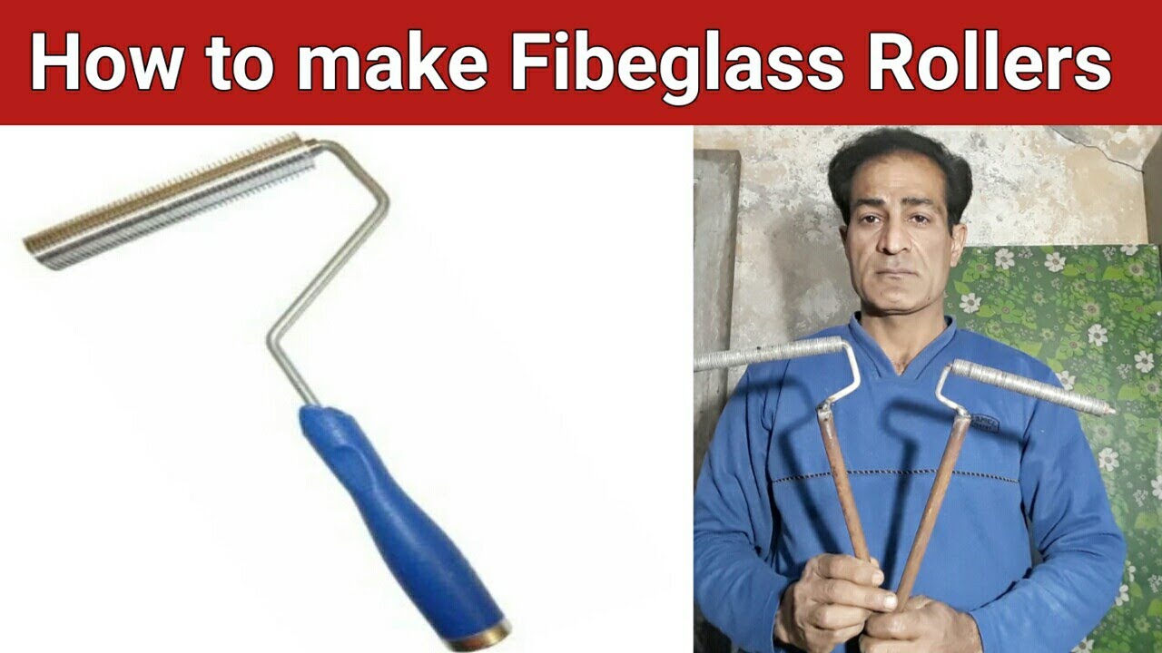 Fiberglass Tools/ How to Make Fiberglass Rollers/Fiberglass Learning Academy