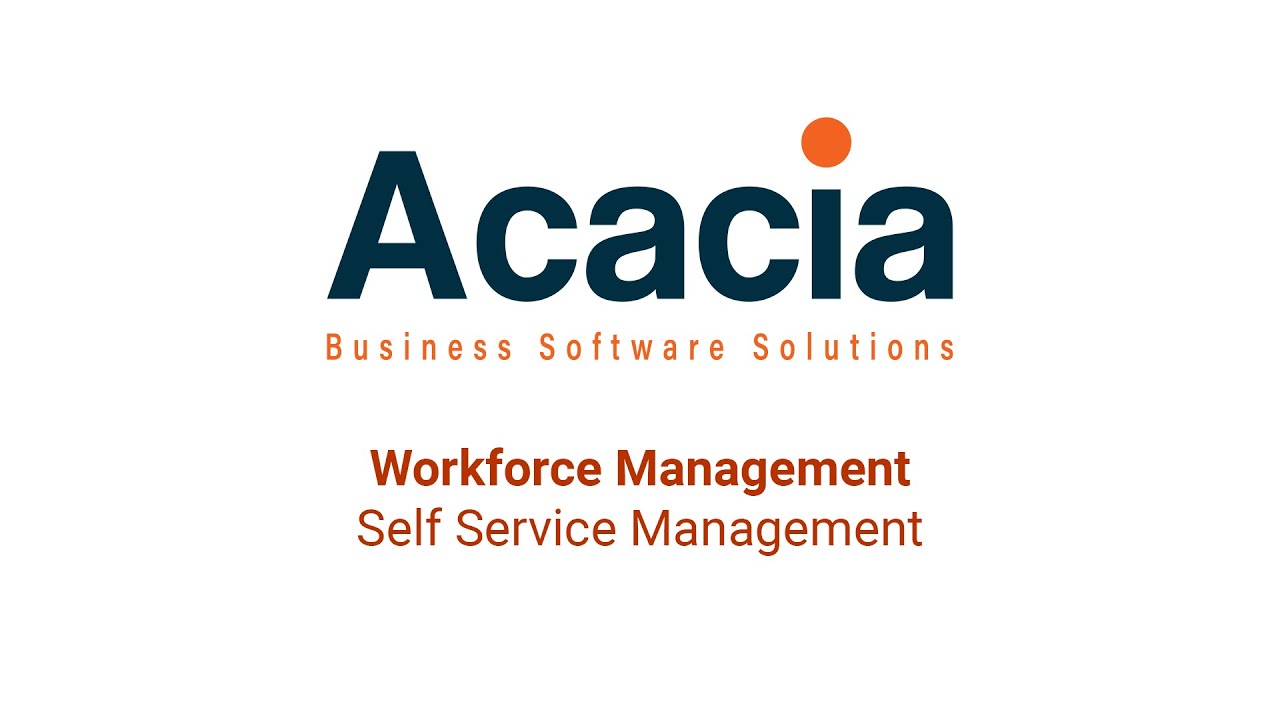 MYOB Advanced Workforce Management - Self Service Management