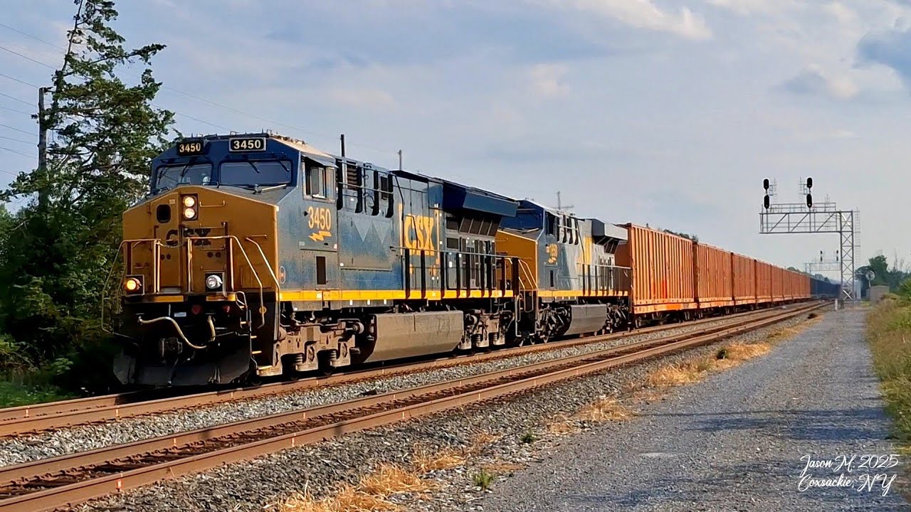 CSX NY: Beautiful and Windy Day In Selkirk Pt. 2