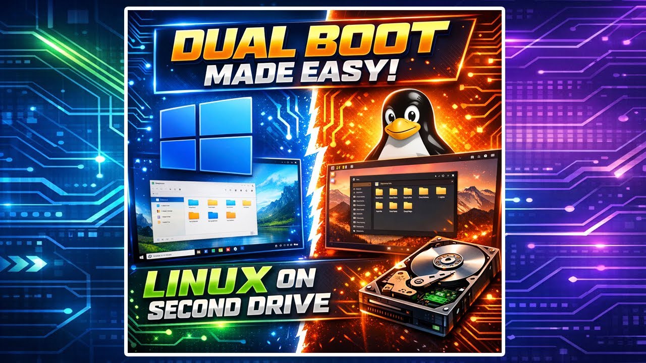 Complete Guide: Dual Boot Windows and Install Linux on a Secondary Hard Drive