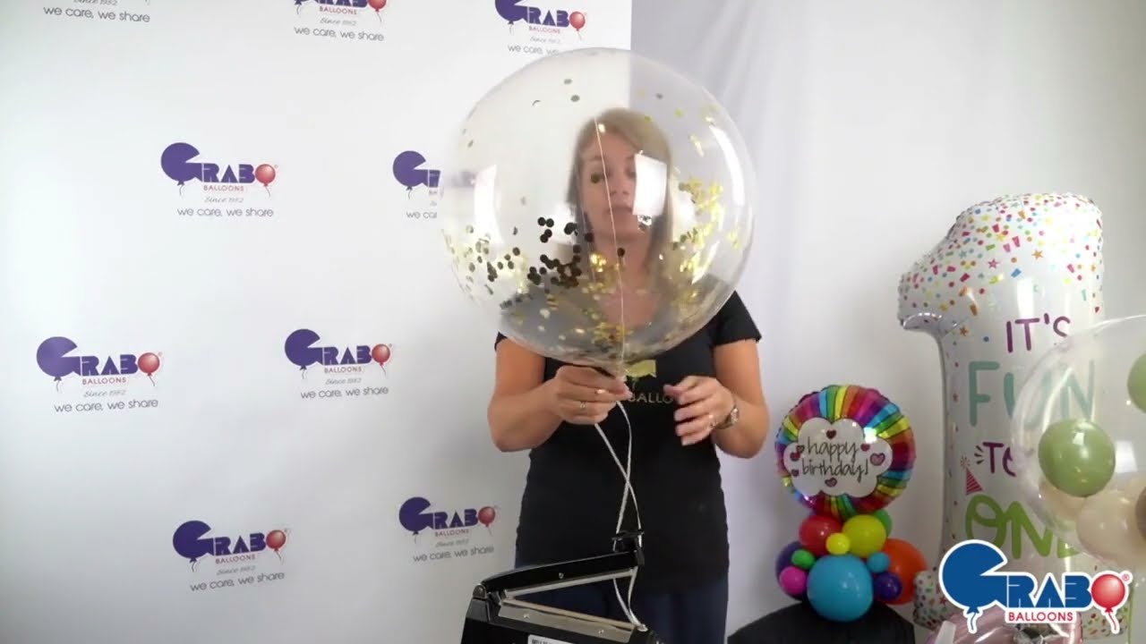 Grabo Balloons - Transparent Globes Heat Sealing Method