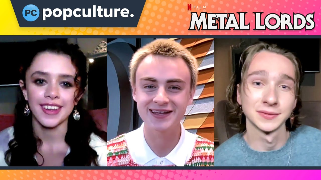 Metal Lords Stars Jaeden Martell, Adrian Greensmith and Isis Hainsworth Talk New Netflix Movie