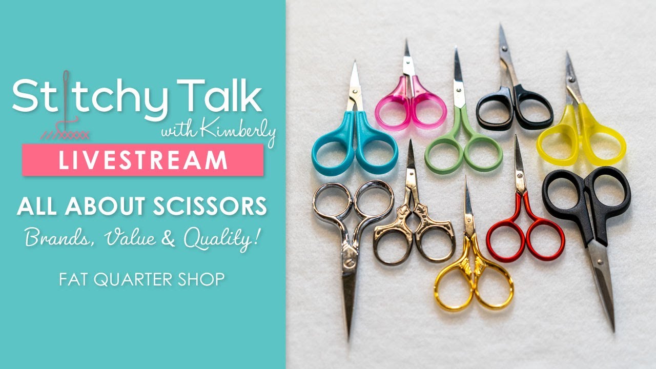 LIVE: All About Scissors for Cross Stitching! - Stitchy Talk #29