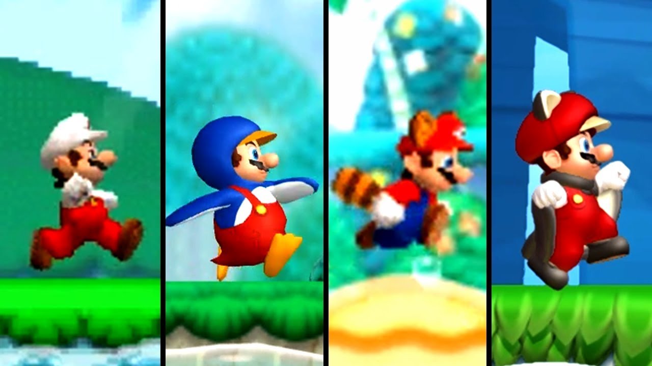 Evolution of Beach Levels in 2D Super Mario Games (2006-2019)