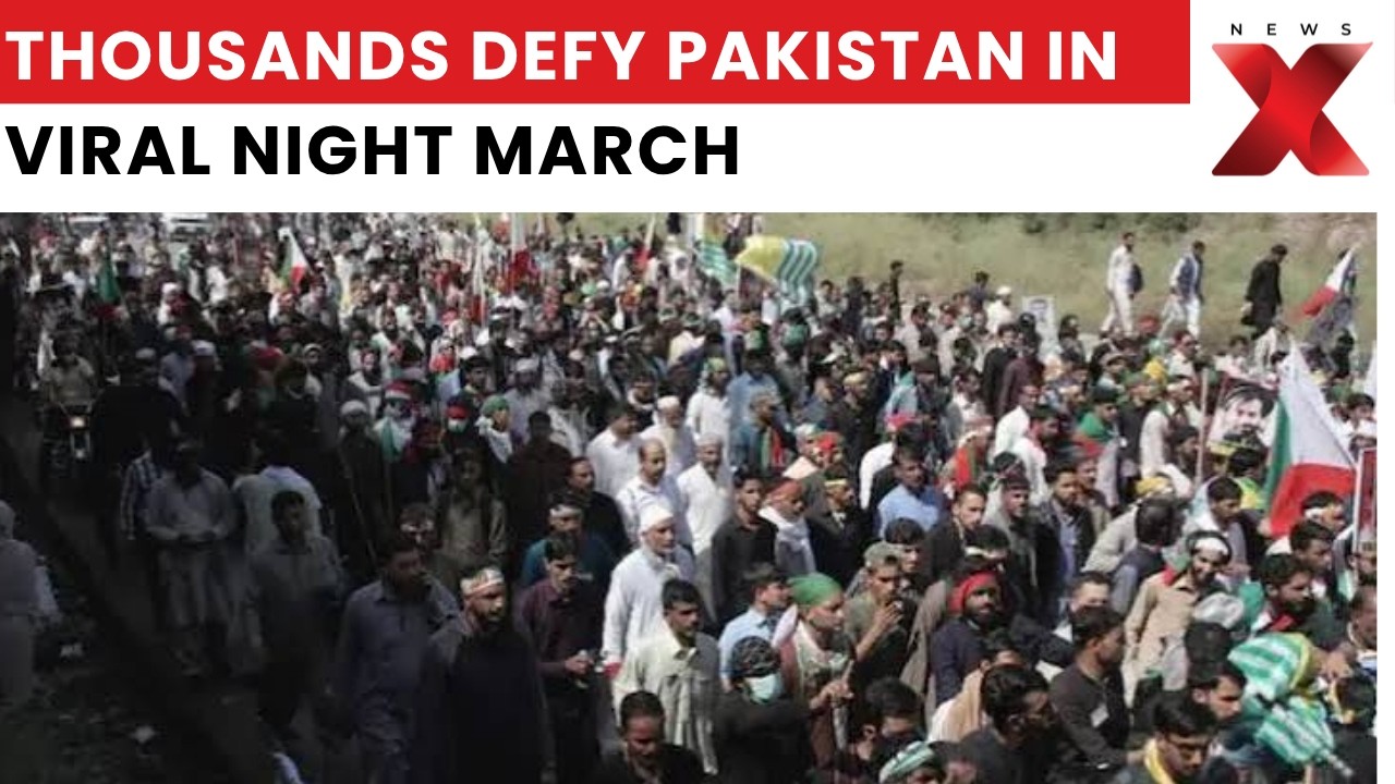 PoJK Protest: Massive Night Gathering Before Muzaffarabad Long March Goes Viral