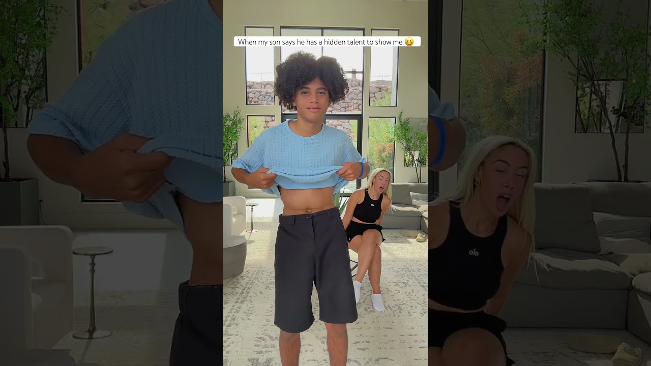 My son’s version of a belly dance 😭😆 
