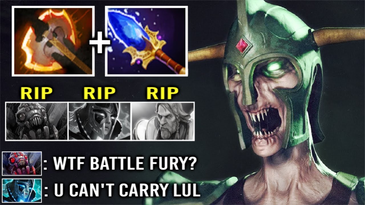 WTF CRAZY META Battle Fury + Scepter Undying Carry Toying Top Rank Enemy Imba 7.31 Dota 2