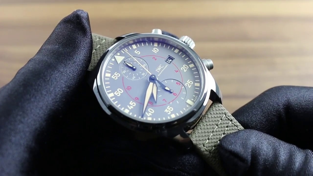 IWC Pilot's Watch Chronograph Top Gun Miramar IW3890-02 Functions & Care