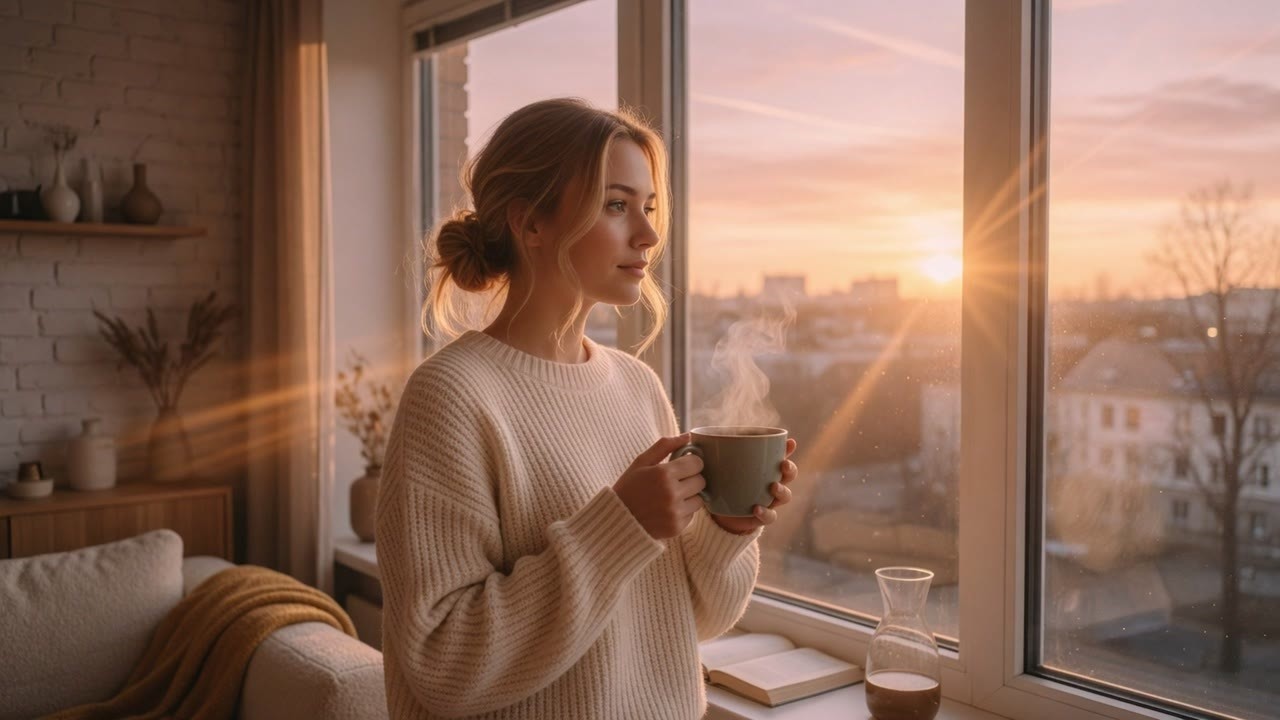 Peaceful Morning Piano for a Calm, Focused Start 🌅 First Light | Slow Rooms