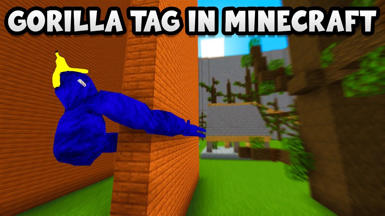 Горилла-тег в Minecraft с РАБОЧЕЙ МЕХАНИКОЙ