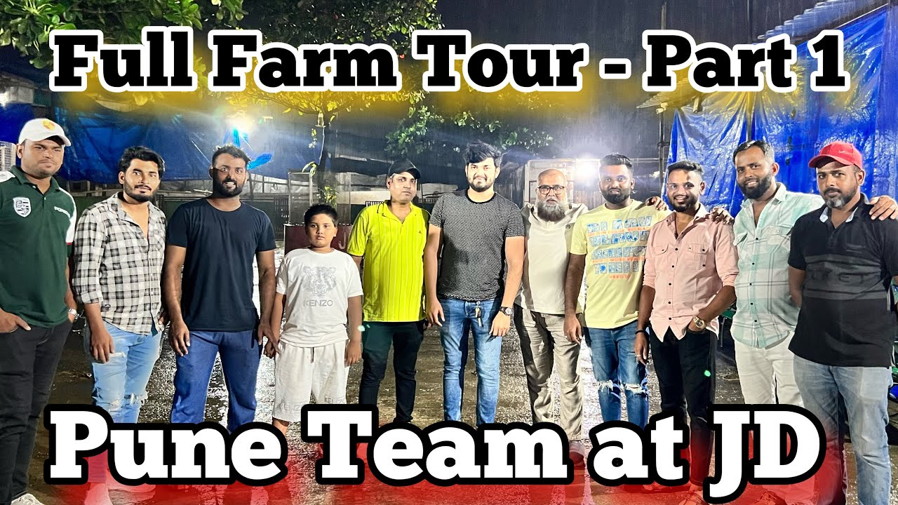 Pune Team at JD Goat Farm Part 1 | JD International & Sheep Farm Tour