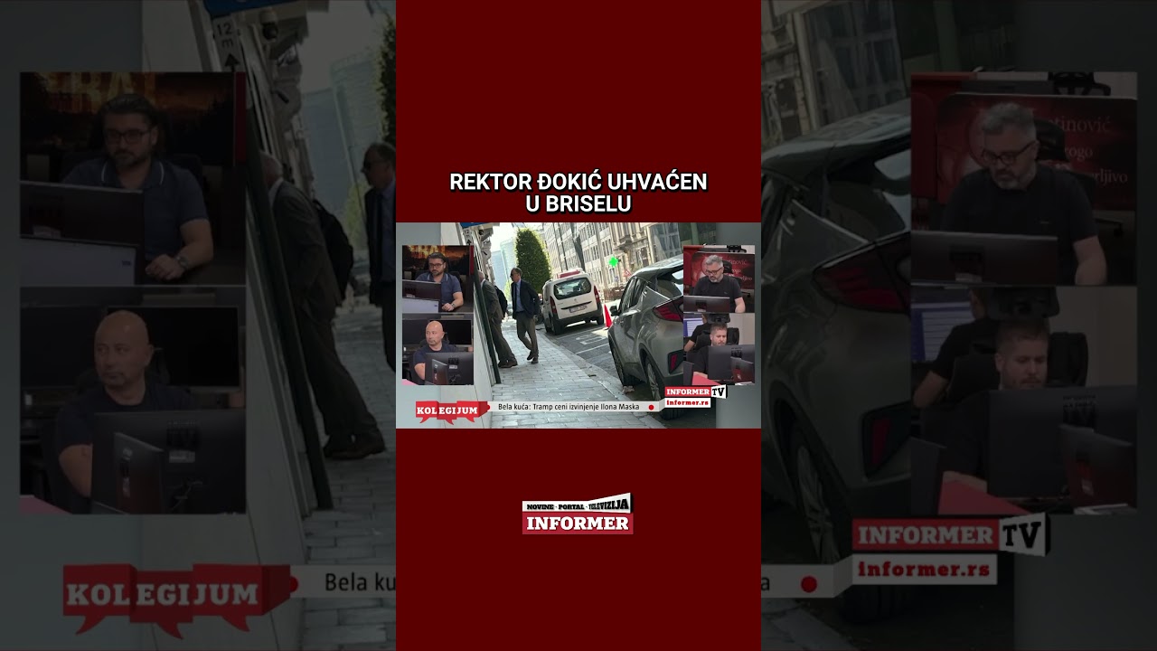 REKTOR ĐOKIĆ UHVAĆEN U BRISELU!