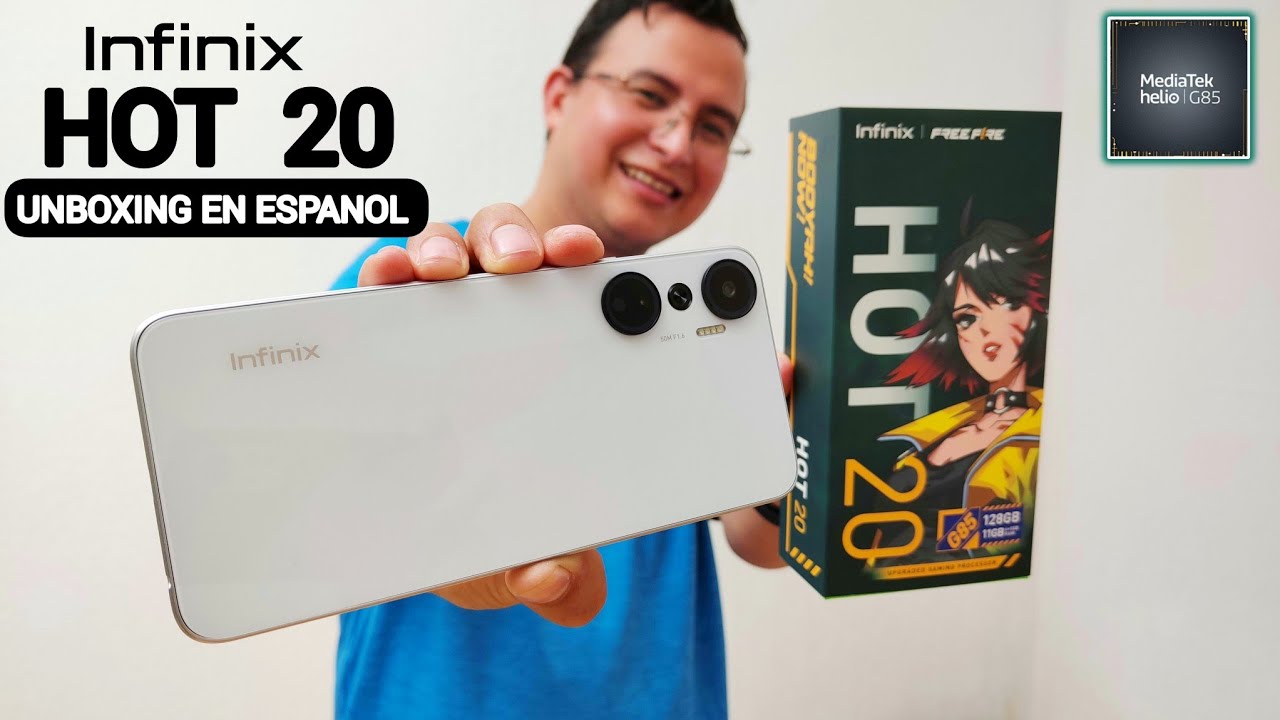 Infinix Hot 20 | Распаковка на испанском языке