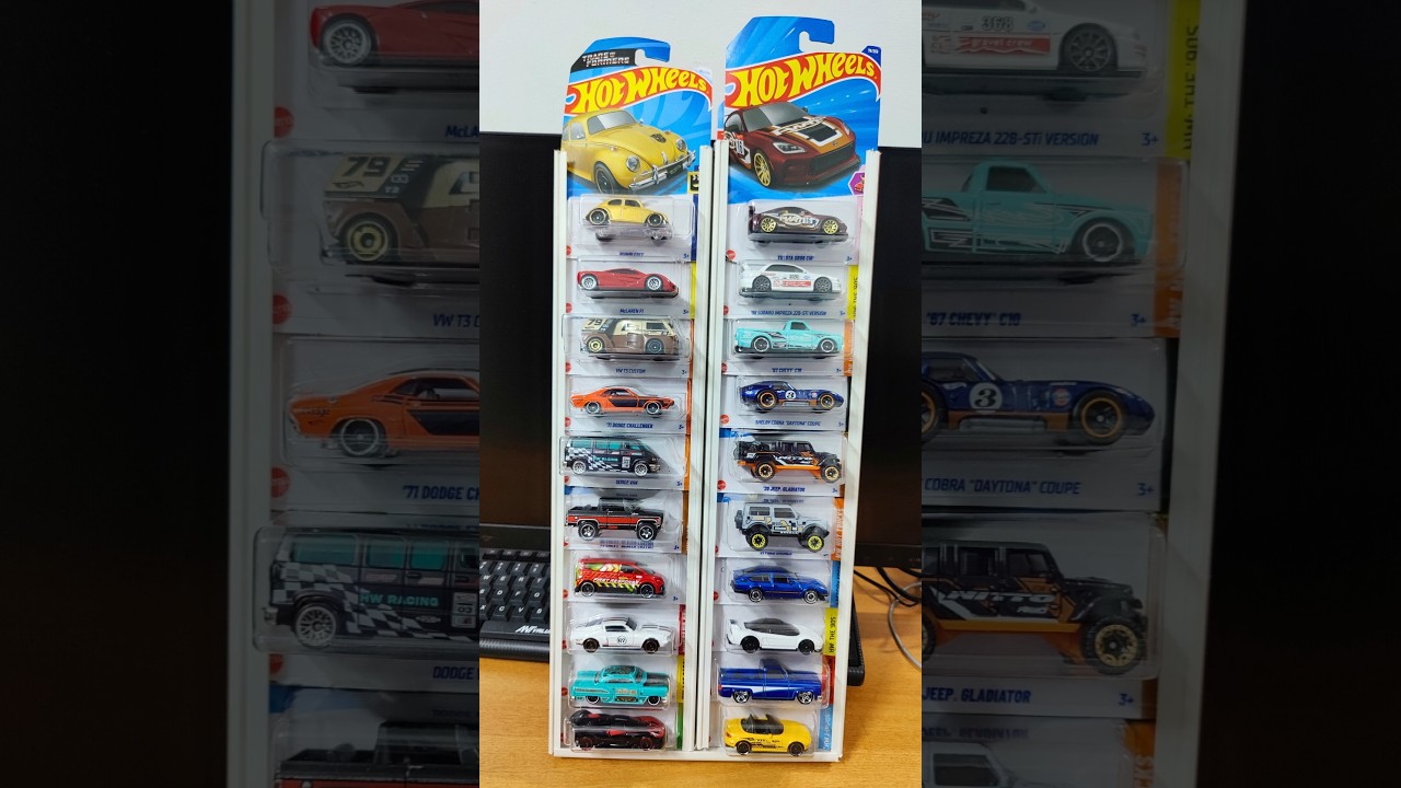 DIY HOT WHEELS DISPLAY CASE | Easy Car Organizer & Display Idea for Collectors #shorts #diy #cars