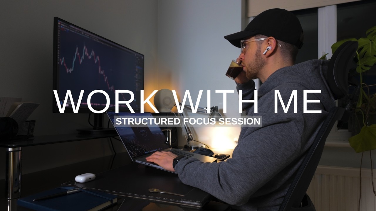 Work With Me | 2 Hour High-Performance Focus Session With Productivity Playlist | 50-10-50 Pomodoro