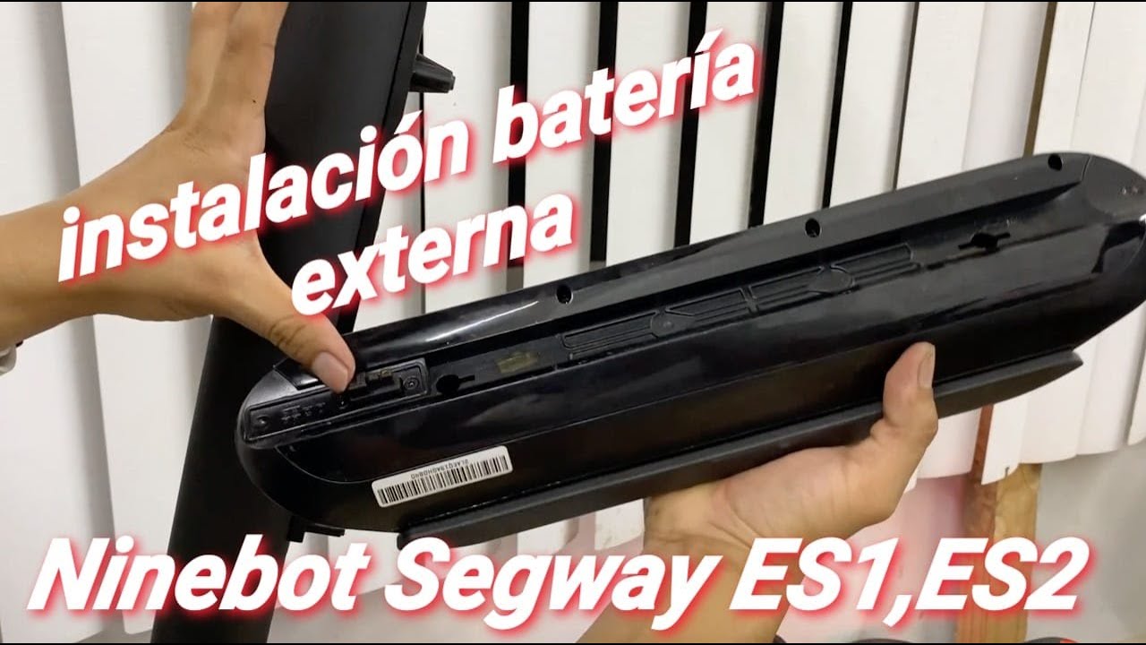 Instalación batería externa, ninebot segway ES1,ES2