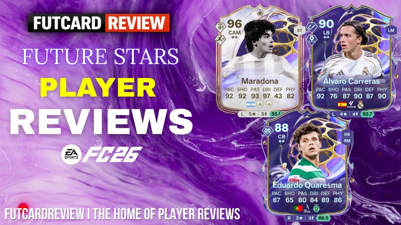 Future Stars Hype vs Reality 😱🔥 FC 26 Future Stars Eduardo Quaresma, Carreras & Maradonna