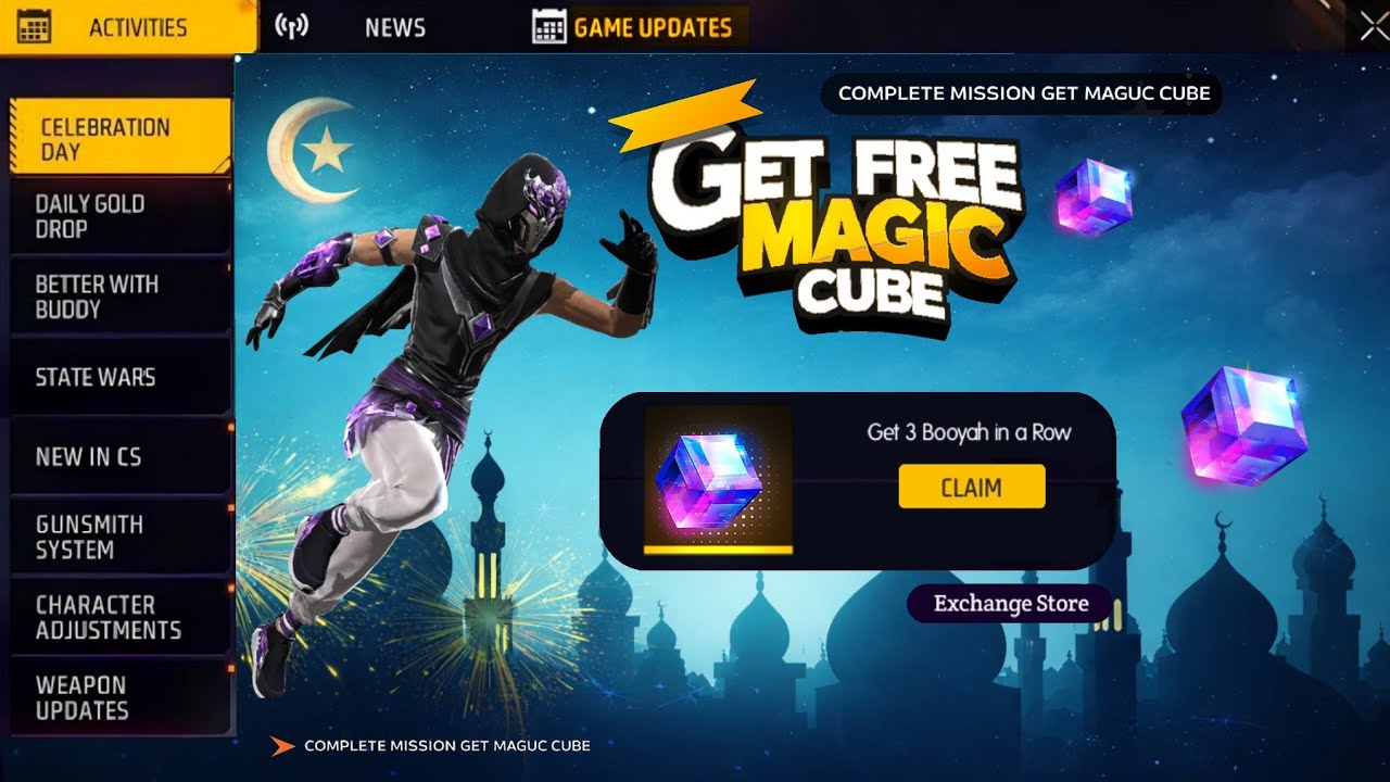 Ramadan Free Magic Cube Event💥🥳 Purple Shad Bundle Return Confirm Date | Free Fire New Event