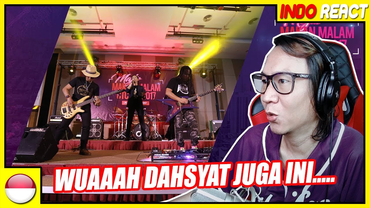 INDOREACT | Khalifah - Topeng Topeng [Majlis Makan Malam CTC.fm 2017]