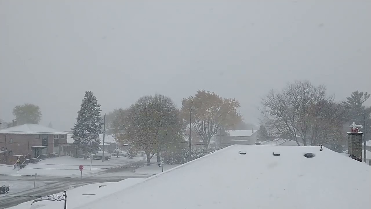 First Snow Storm of 2025 November 9