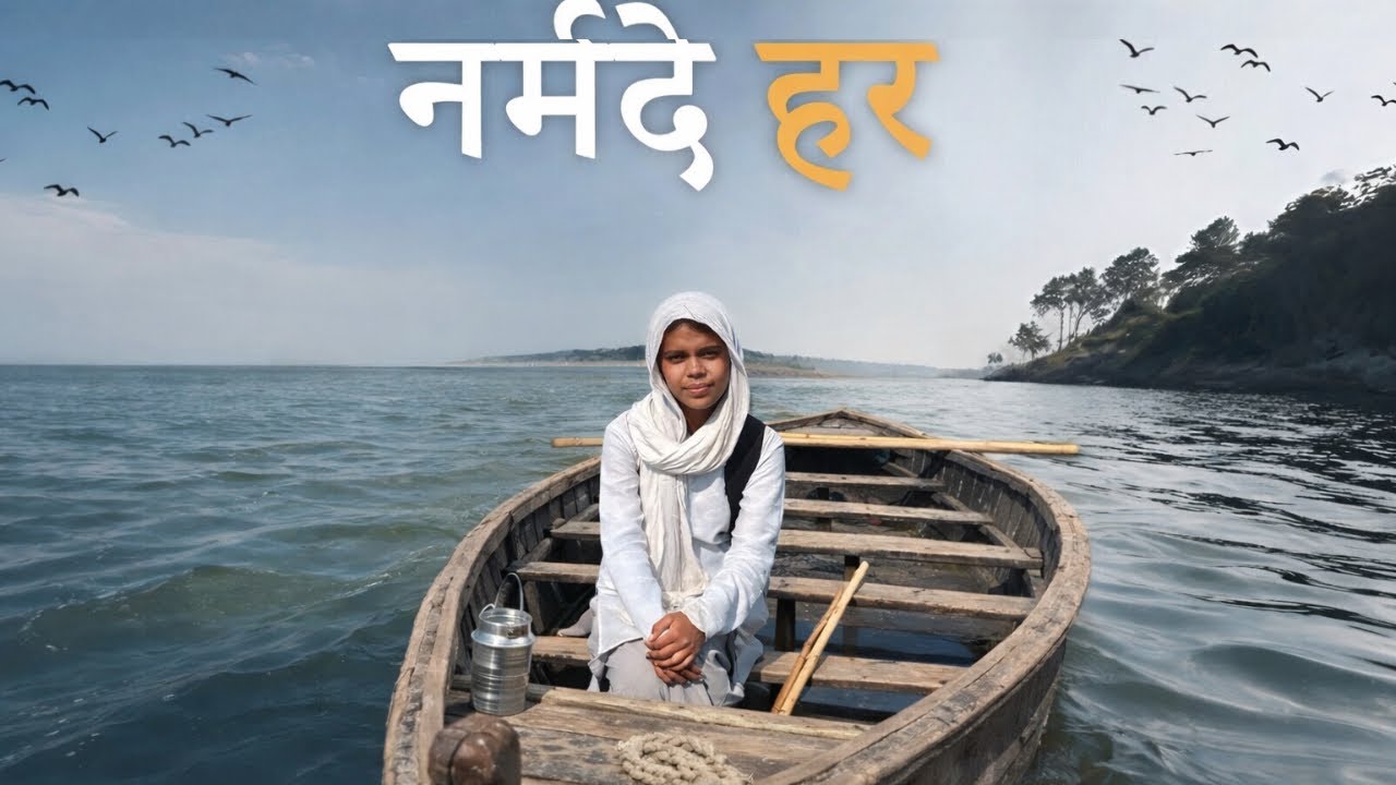 Narmada Parikrama पैदल 👣 तट मार्ग | गरुड़ 🦅 गाँव - बरमान | विशाल संगम नाव 🚣 से पार #narmadaparikrama