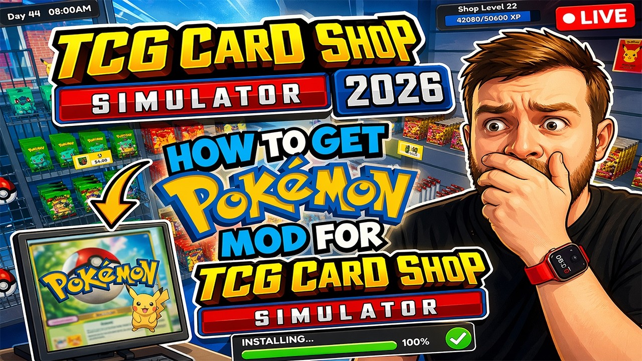 {MODS CURRENTLY UNDER REVIEW} I Added Pok&eacute;mon to TCG Card Shop Simulator 2026&hellip; Here&rsquo;s How!