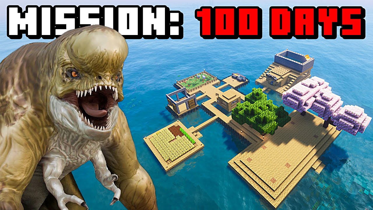 Surviving On a RAFT With Minecraft's Most Disturbing Mods For 100 Days #5