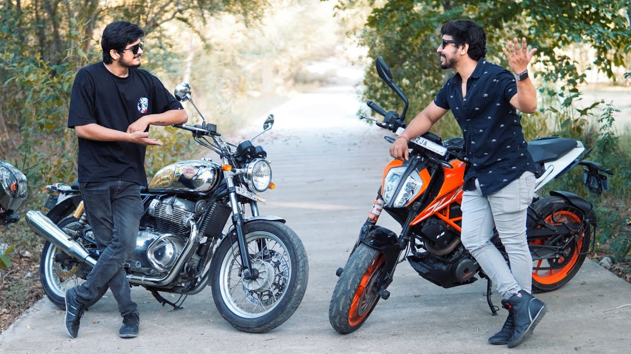 Duke390 VS Royal Enfield Interceptor650 Fan Boy Comparison🔥