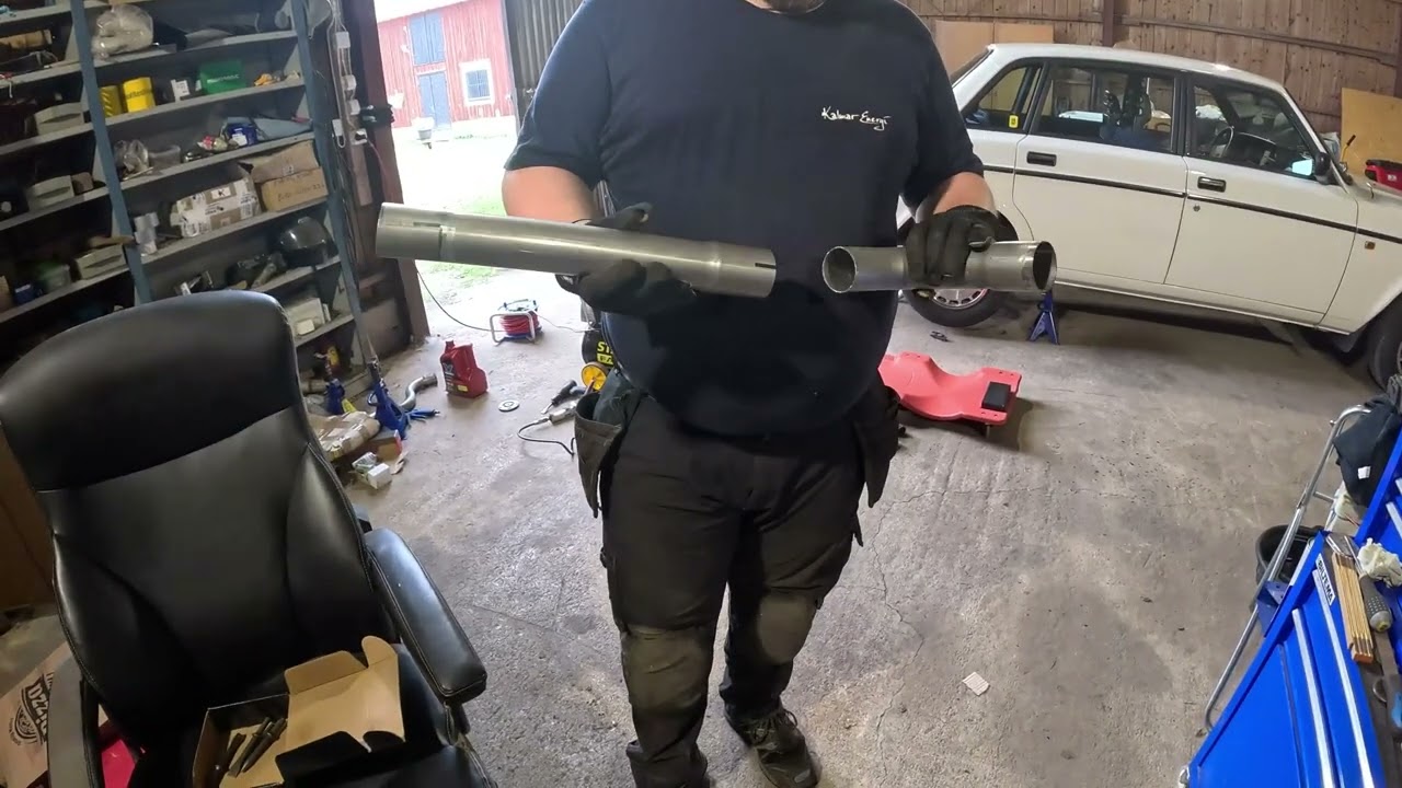 Byter avgassystem Volvo 240