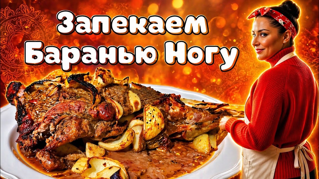 Баранья нога в духовке — простой рецепт, который всегда получается! 