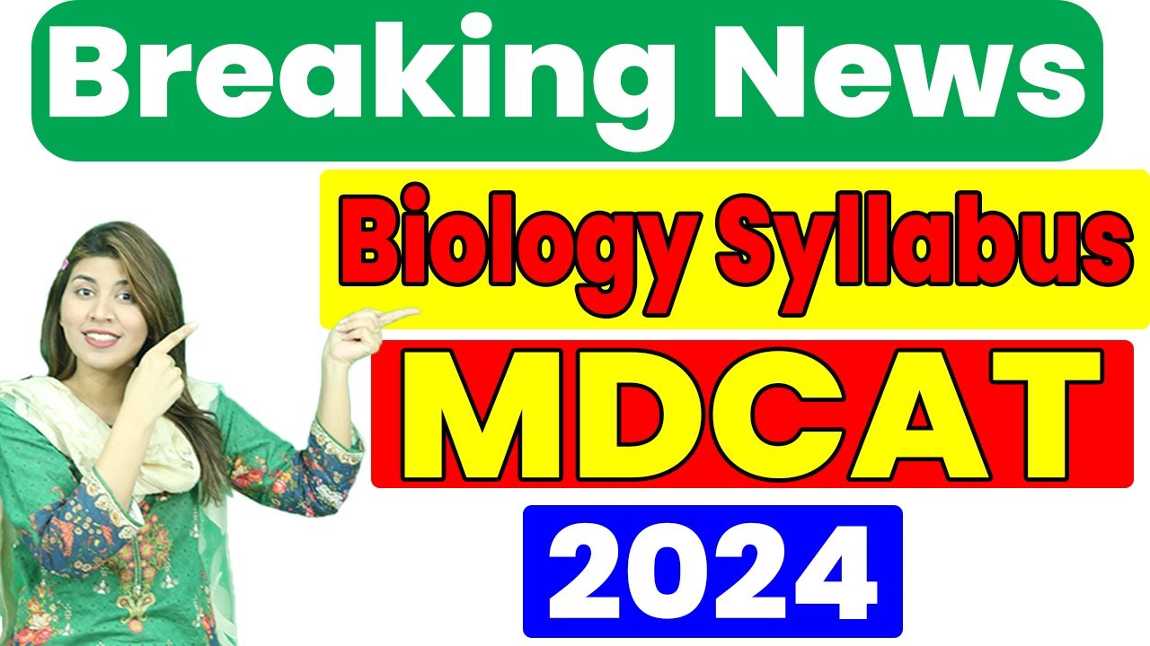 MDCAT Biology New Syllabus 2024 | MDCAT New Paper Pattern
