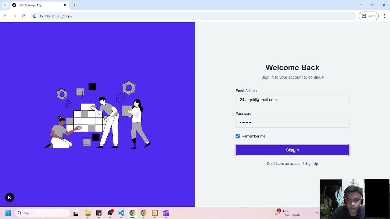 Task Management System | Laravel as API and Next JS