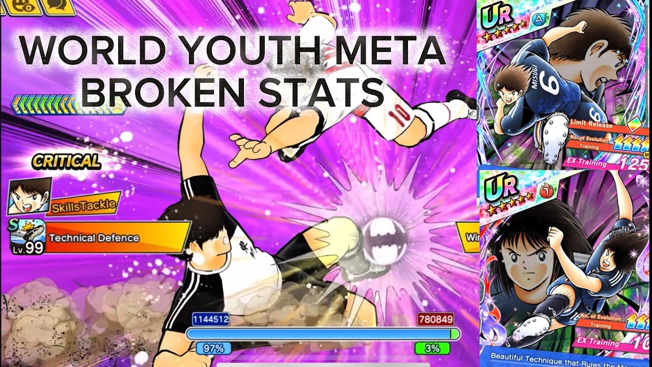 WORLD YOUTH META MORE OP THAN MS. REVIEW MISUGI & SANO SDF Y-3 8th Anniversary. CAPTAIN TSUBASA DT
