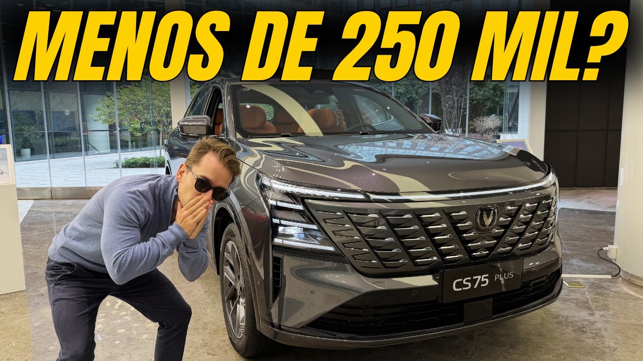EM BREVE NO BRASIL? Conheça o CHANGAN CS75 PLUS.