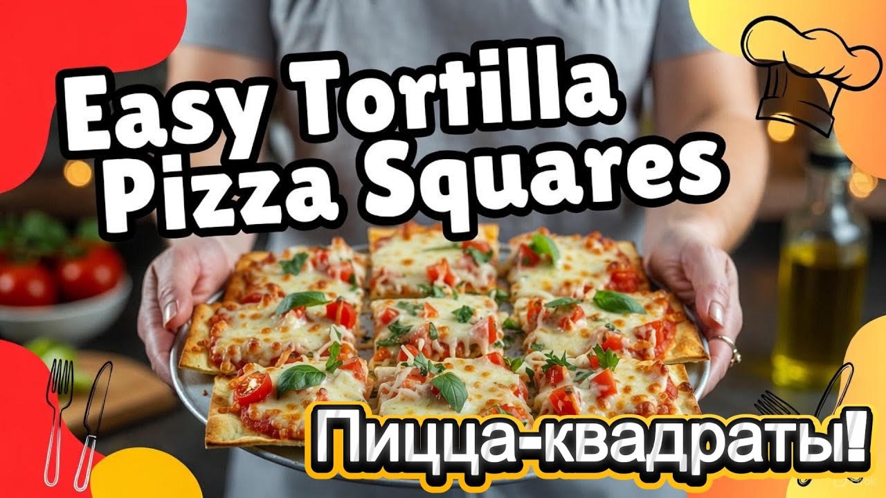 &laquo;Пицца-квадраты из тортильи за 10 минут!&raquo;&laquo;Попробуй СЕЙЧАС!&raquo; - Pizza squares from tortillas