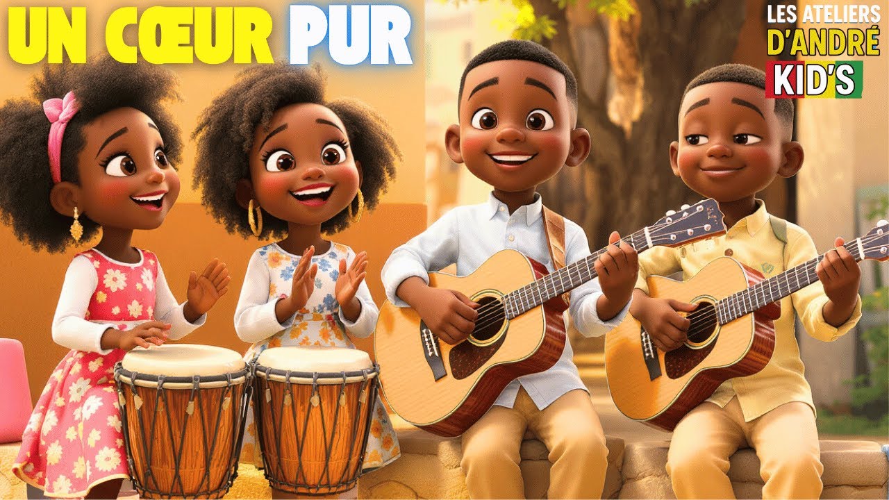 UN CŒUR PUR 🤍 | Adoration Afro-Gospel Enfants | Les Ateliers d’André Kid’s