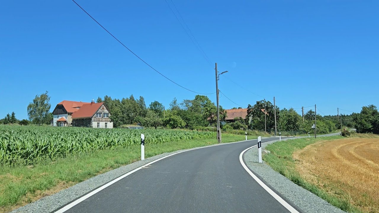 Driving in Germany 🇩🇪 ( ODERWITZ ) One Of The Most Beautiful Village in Sachsen Germany | 4k60fps
